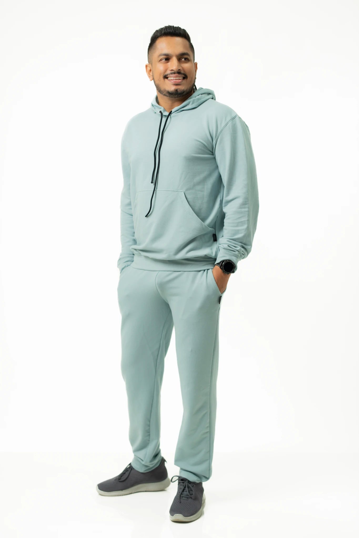 Habito Unisex Bottom Teal Mens Front